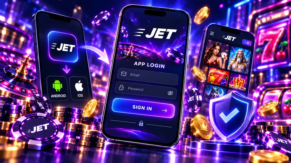 Вхід у кабінет Jet Casino — верифікація та безпека акаунта